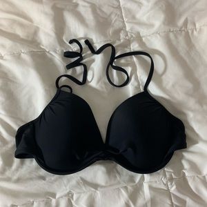 Black bathing suit top